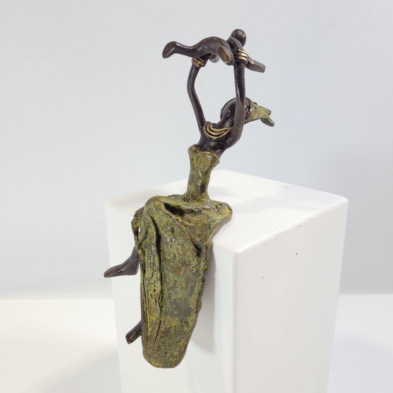 Sculpture en bronze "Bébé volant" de Karim Sana | 15 cm | Couleurs différentes