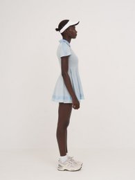 Matchpoint blå jersey strik mini tenniskjole