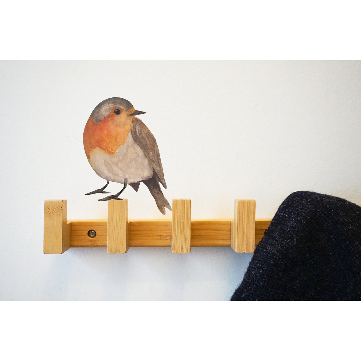 Wall sticker robin