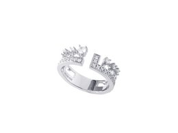 Tiara I - The Crown Ring - Silber
