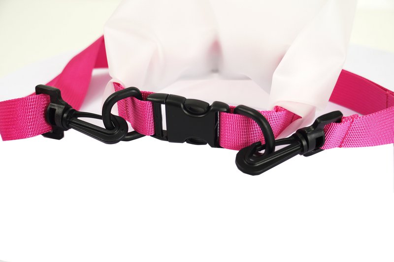 ASCIUGAMANO DA GO Borsa Roll N Go Dry 5L | Borsa da surf per piscina da spiaggia trasparente impermeabile | Rosa