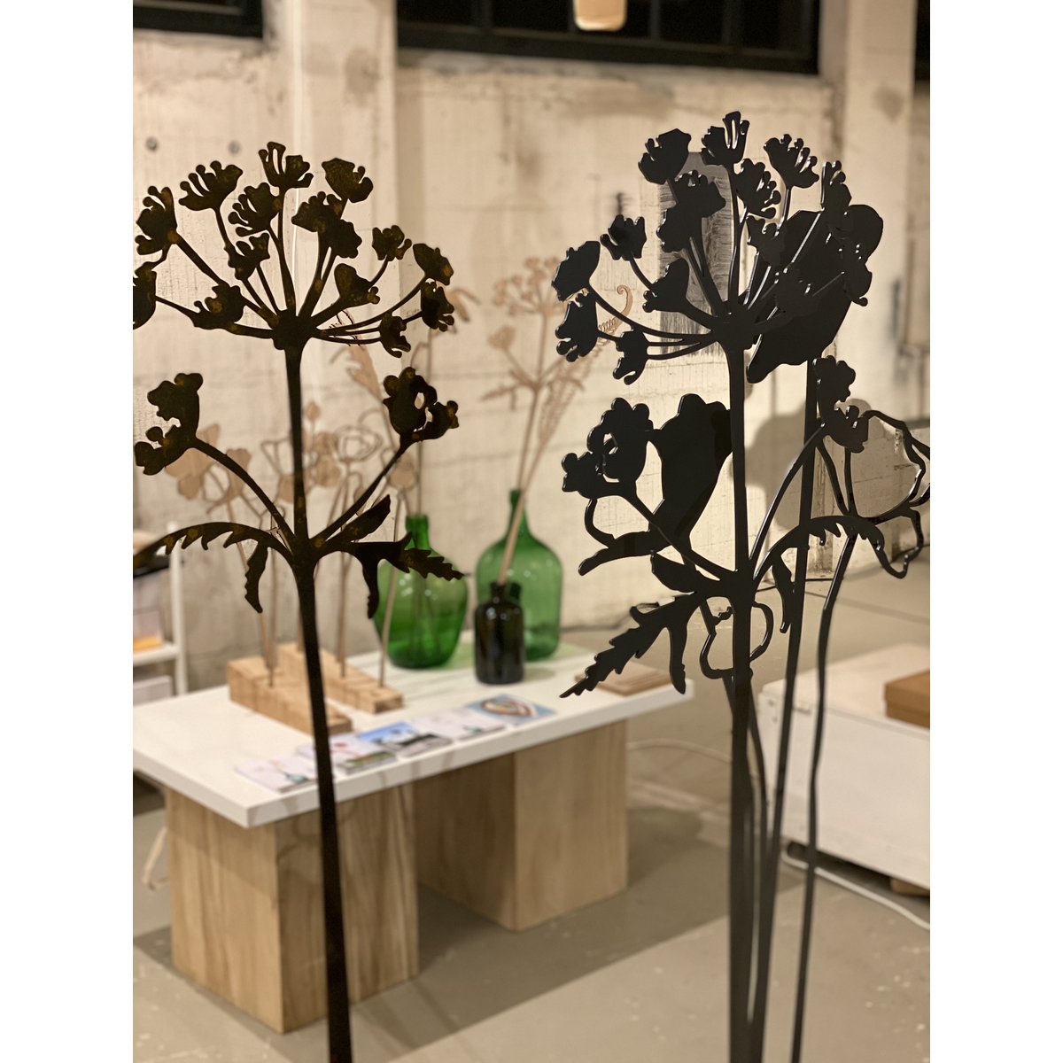 Poppy's & Hogweed - Corten object