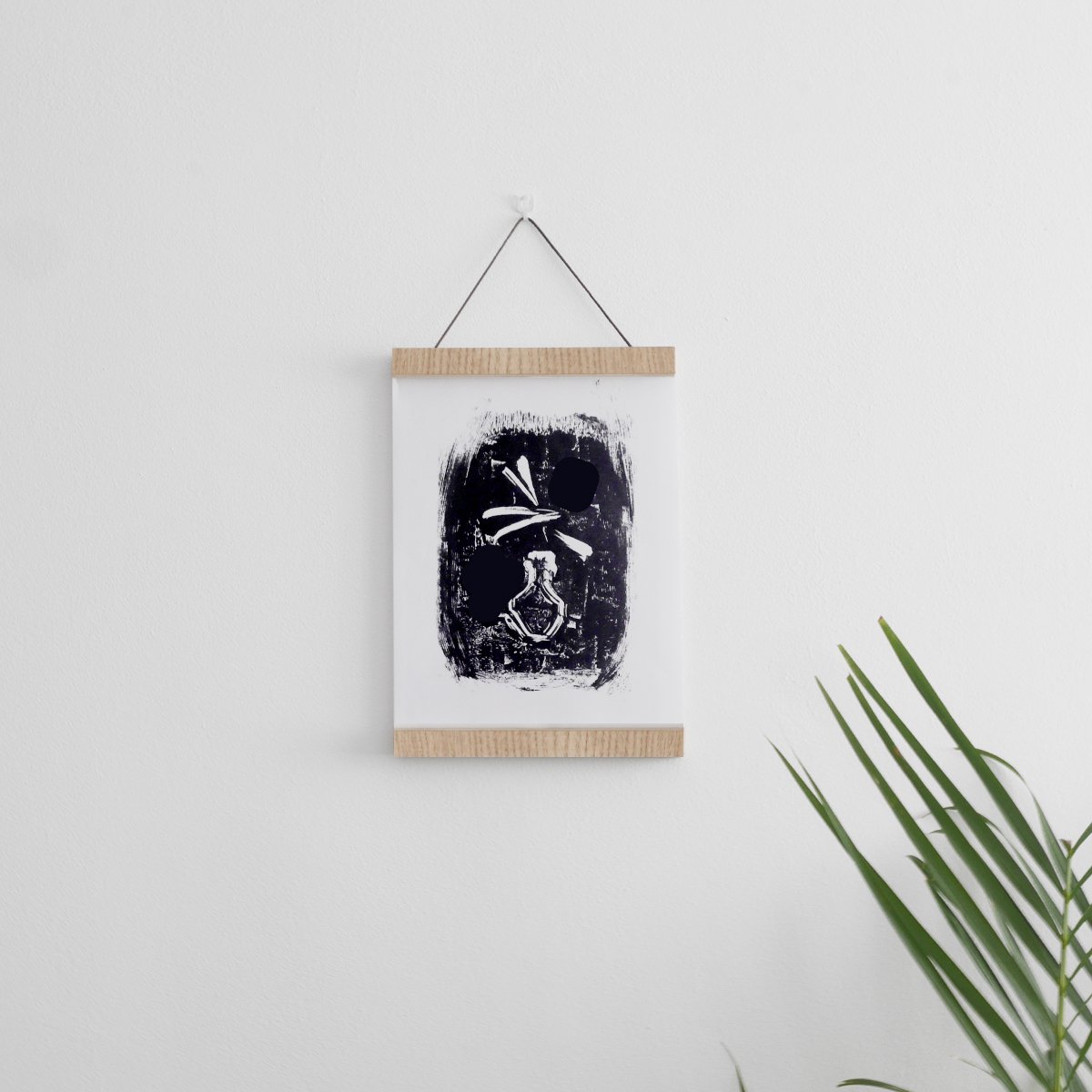 Cornice per appendere poster e stampe con calamite. Lunghezza 15 cm → EL MARC