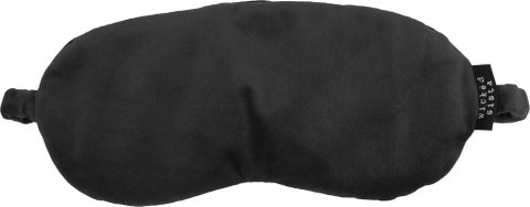 WS Velvet gewogen oogmasker zwart