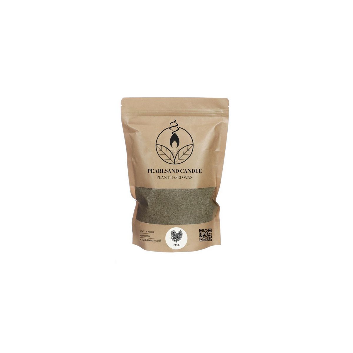 Candle Sand Pearlsand Candle 400G Groen