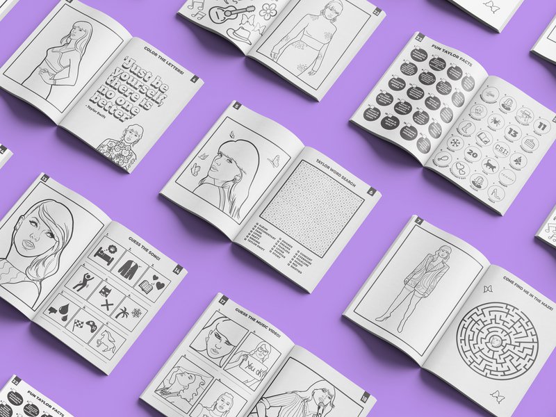 Taylor Swiftie Cahier d'activités A4