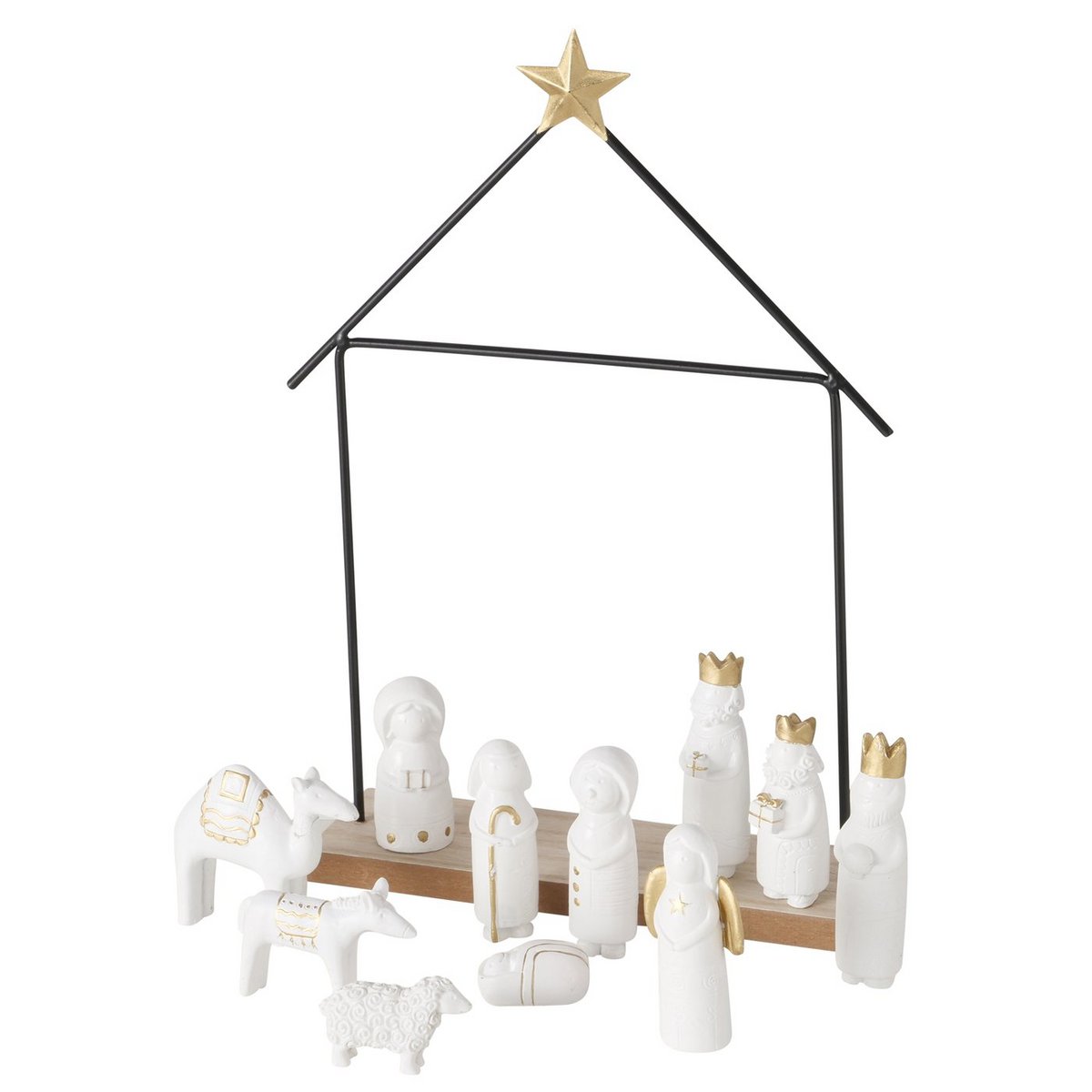 Boltze home nativity scene 12-piece 22x6x32cm