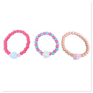 Bracelets Rose 3 pieces