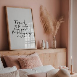 Poster: Travel is the only thing you buy that makes you richer