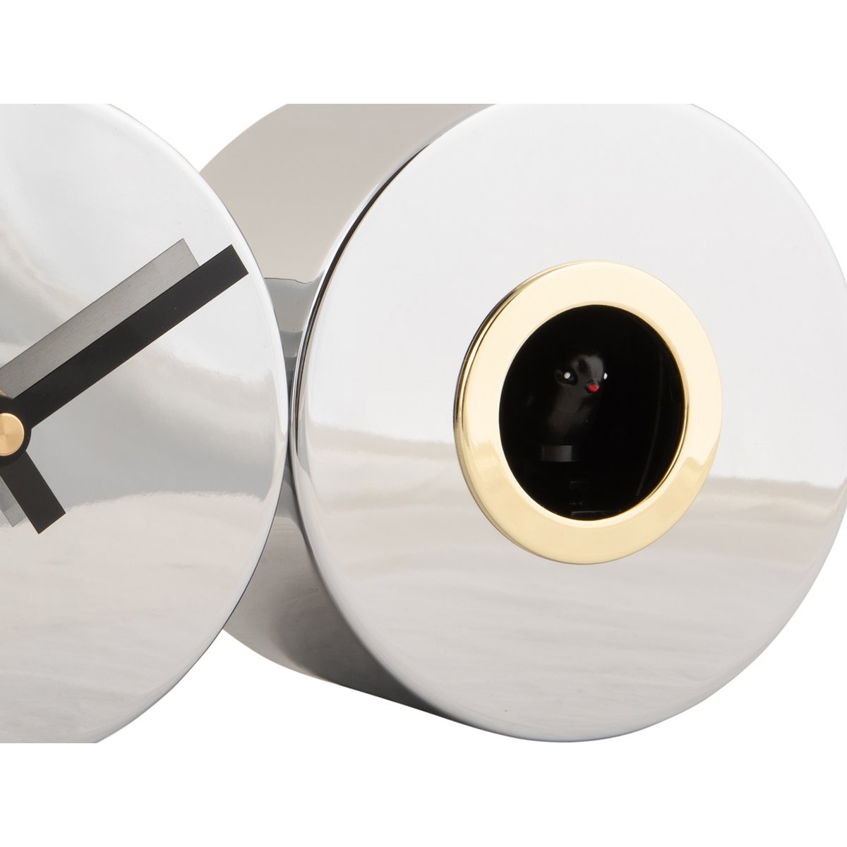 Orologio da parete Duo Cucù placcato