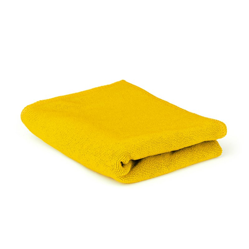 6 x gele microvezelhanddoek van 45 x 30 cm