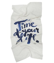 Linen beach towel Time Of Your Life - Milena Liutkutė-Grigaitienė