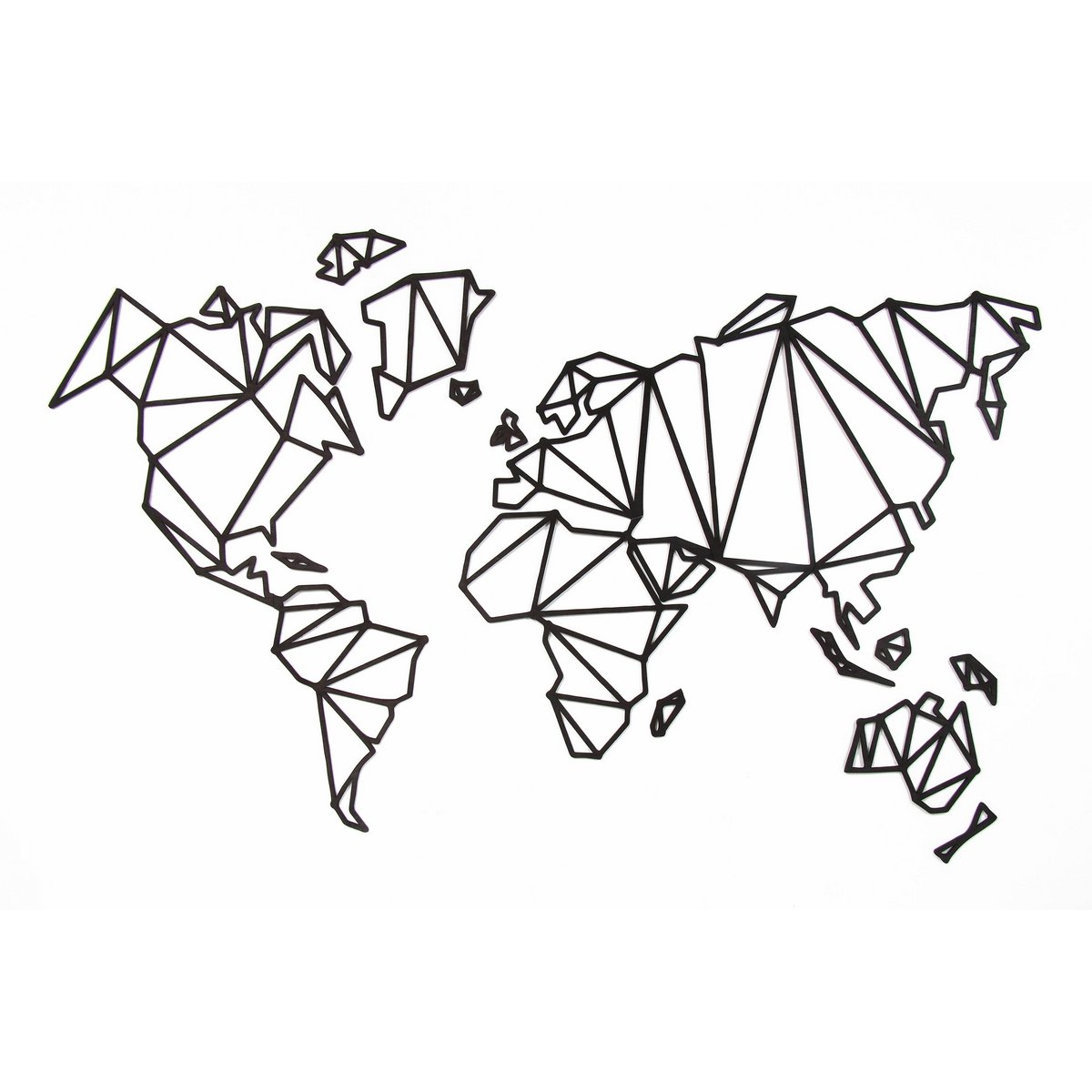 Wooden World Map, Wood wall world map
