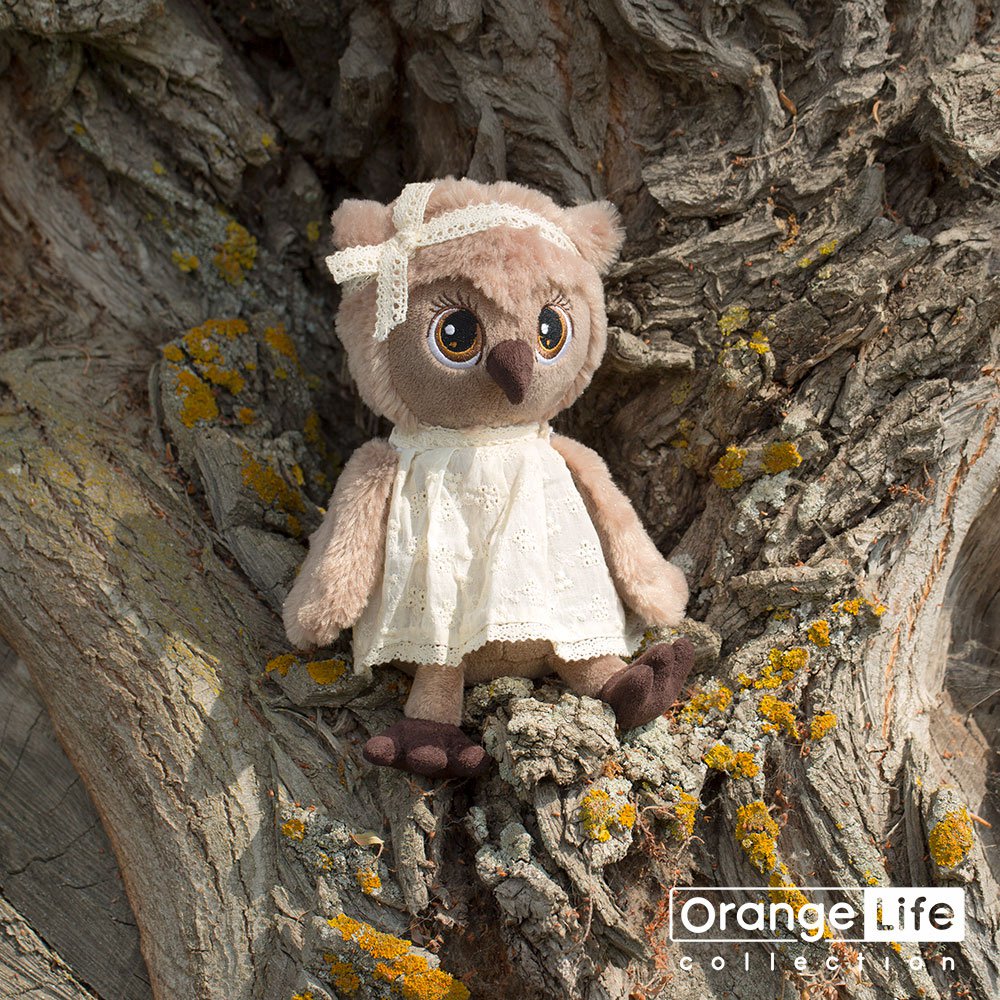 Soft toy, Life - Sonya the Owl: Tenderness (20cm)