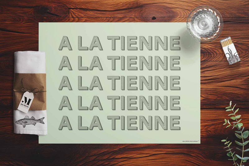 Placemat A la tienne