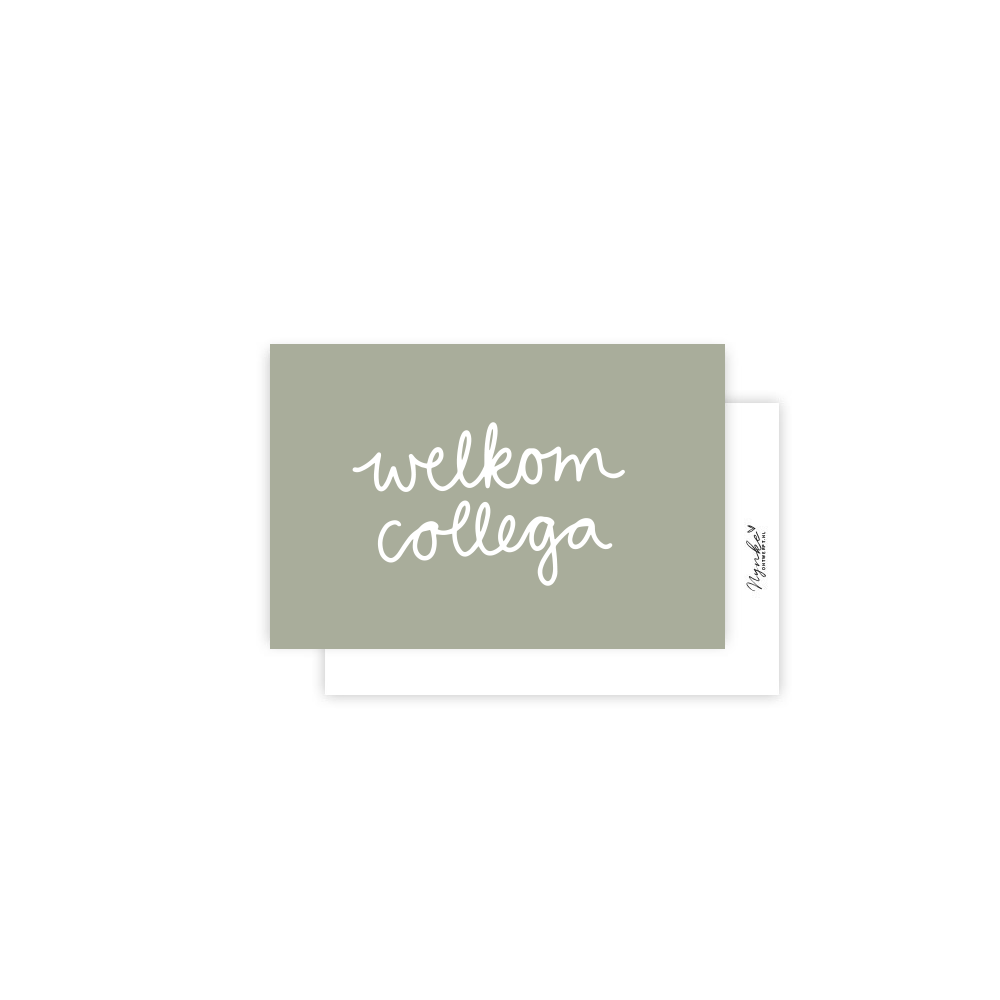 Mini card | Welcome colleague