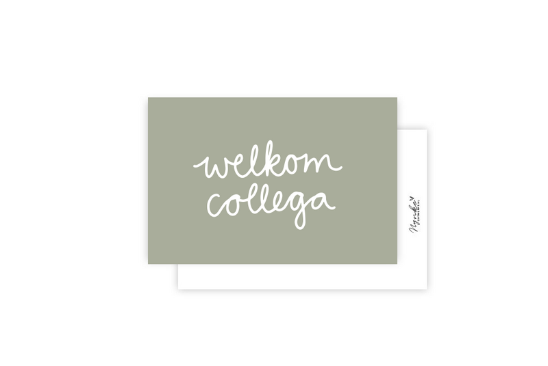 Mini card | Welcome colleague