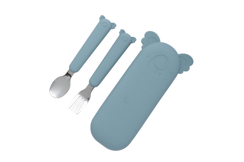 Cutlery Set and Case Zoe the Koala Jade