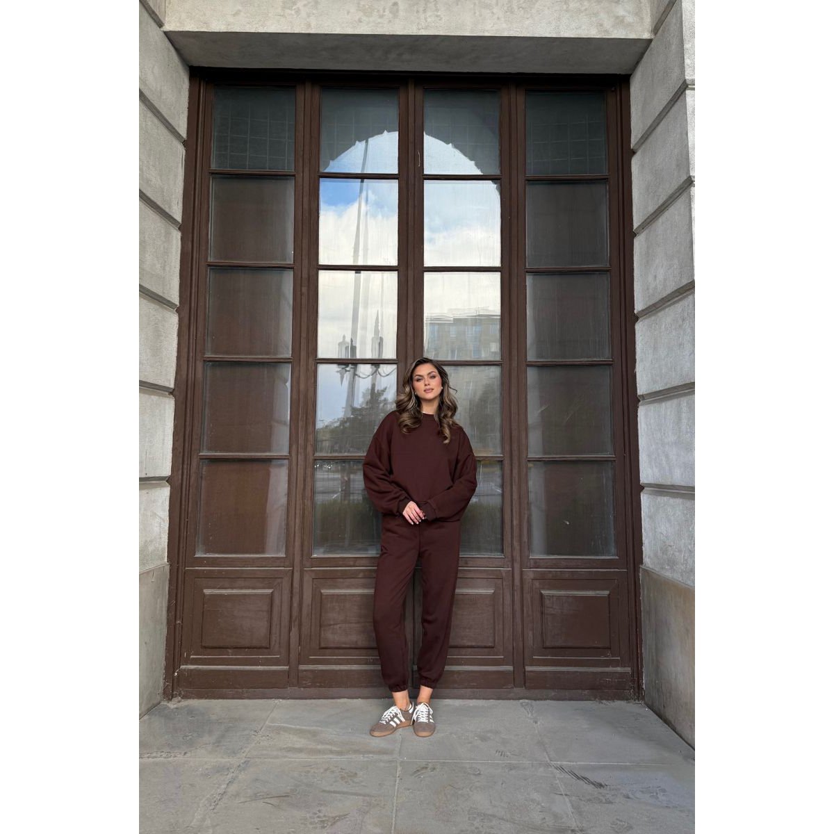 RUBI sweatpants - cotton - chocolate brown