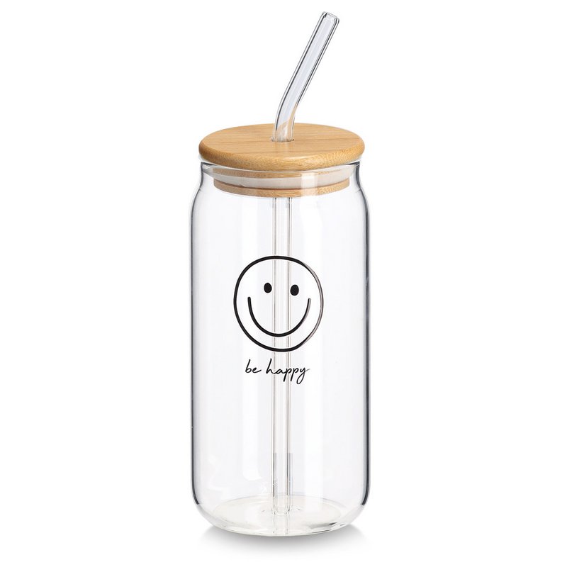 Trinkglas "Happy" 500ml FSC 100%
