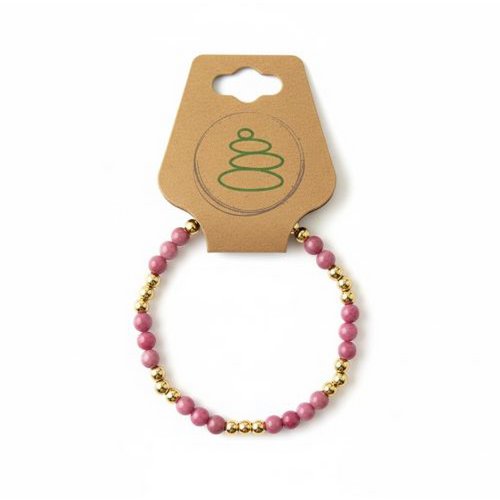 Kinder armband (16 cm) 4 mm (Rhodochrosiet)