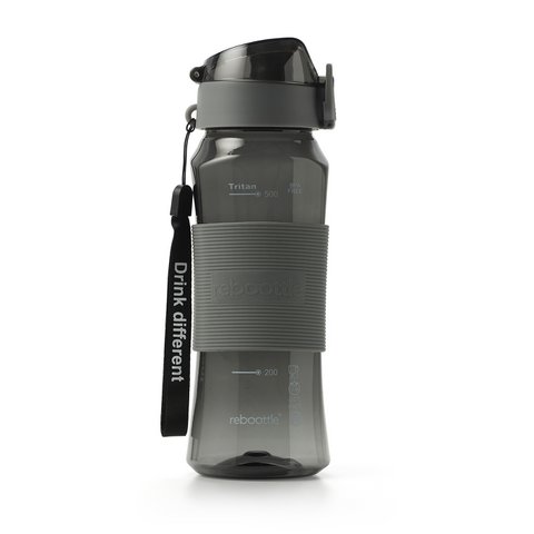 Sport-Casual · SKY  BLACK - Sustainable drinking bottle