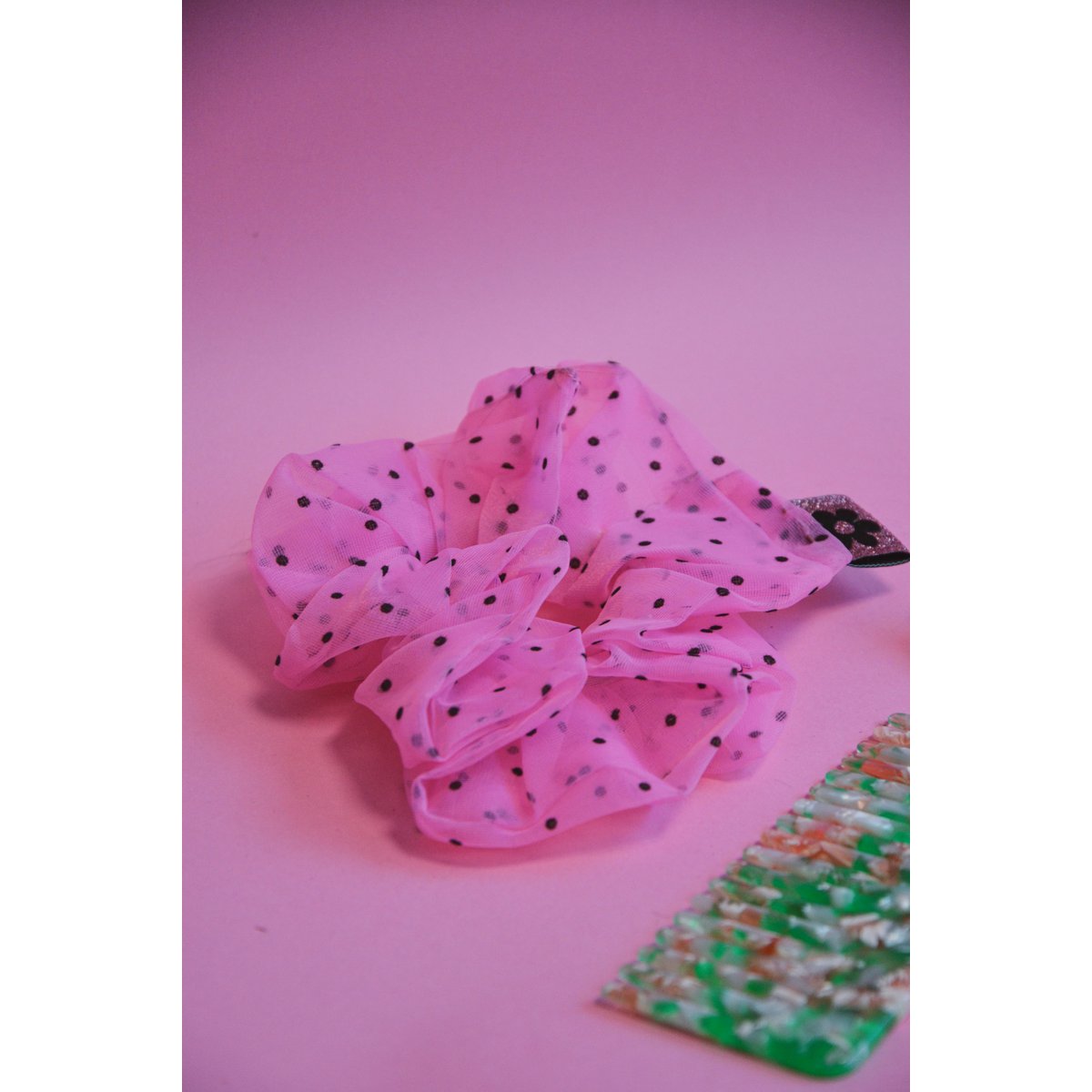Polka Dot Scrunchie