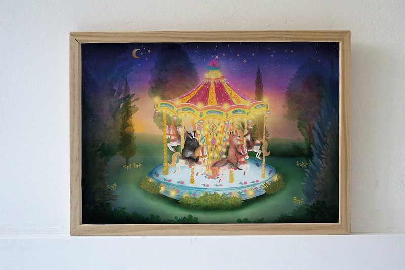 Plakat Merry-go-round