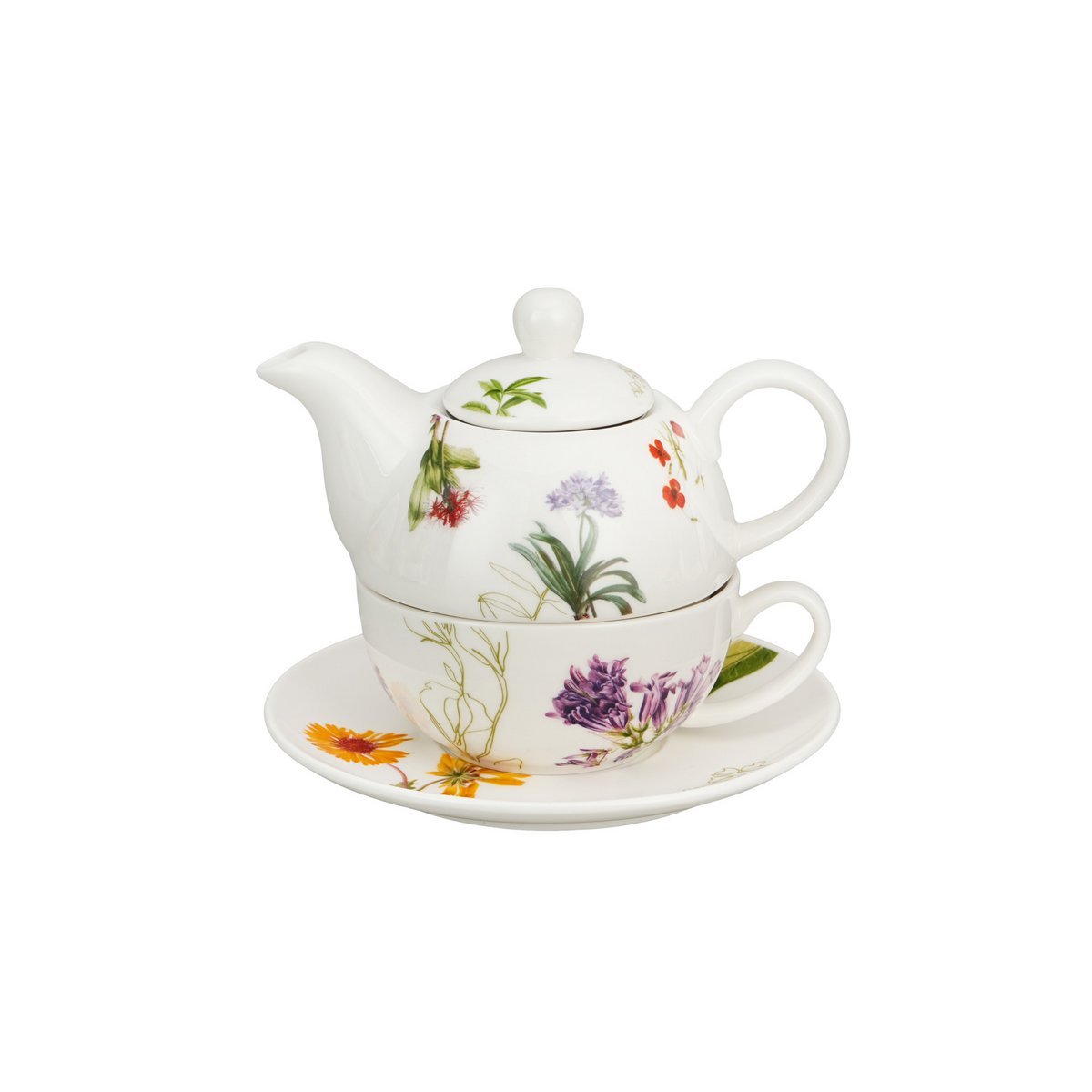 DUO FLOWERS Tea for One, 350ml, COLORS OF NATURE, Giftbox