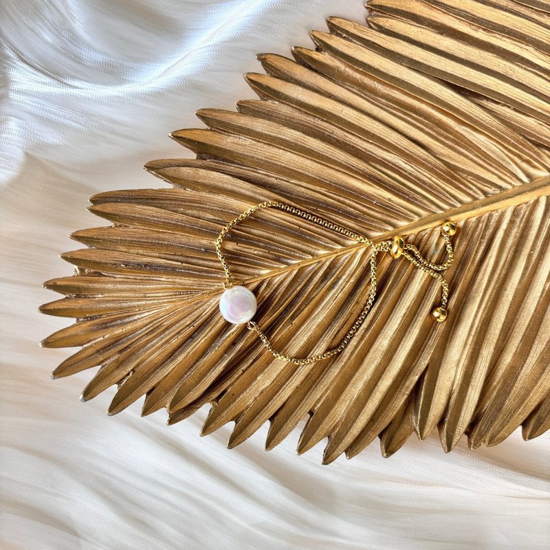TIMELESS KESHI PEARL – Bracelet with Natural Keshi Pearl