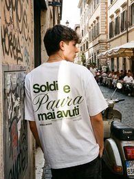 T-Shirt Boxy Oversize Heavyweight 100% Cotone Made in Italy – Never Had