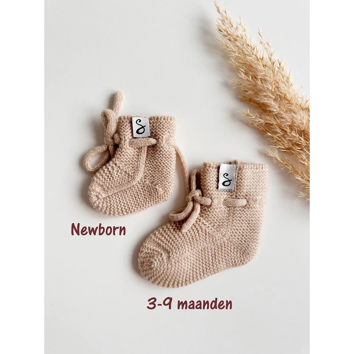 Merino Wol Slffen Neugeborene - Sand