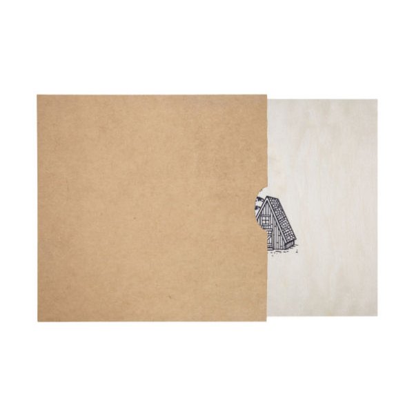 Poster 45T/7 Zoll Winterrefugium aus Holz