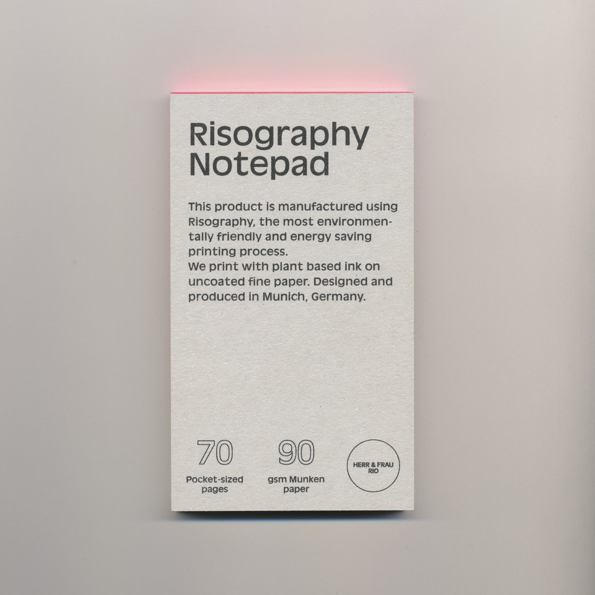 Risographie To-do Block (7,4 x 12,8 cm)
