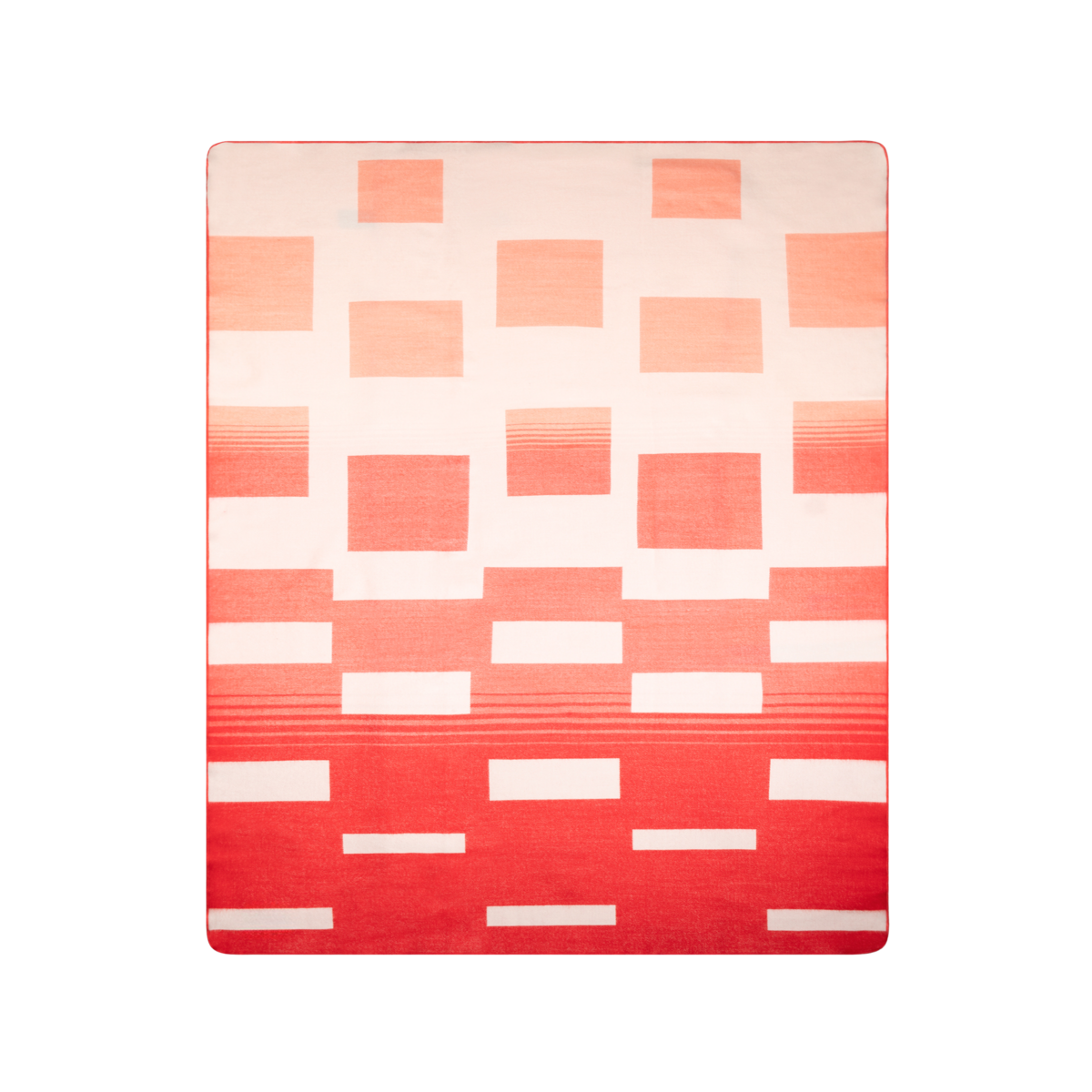Cuadros The Falling Blocks Rojo Coral