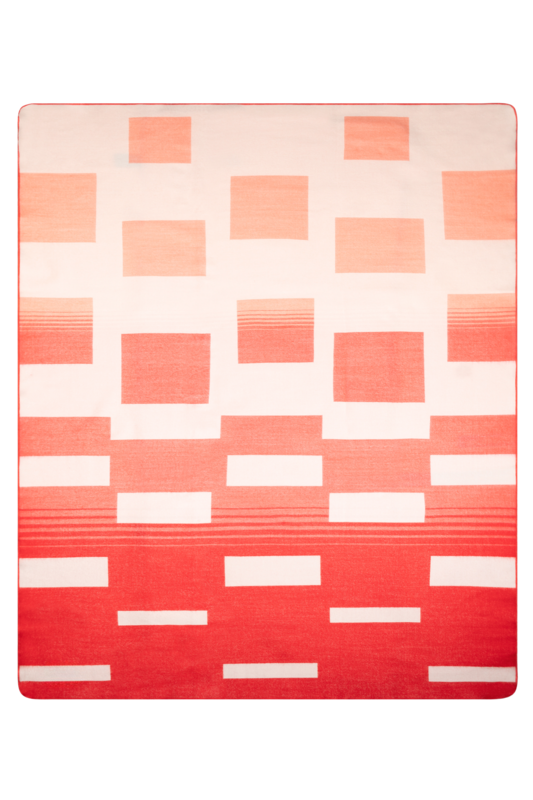Cuadros The Falling Blocks Rojo Coral
