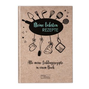 Receptenboek om zelf te schrijven A4