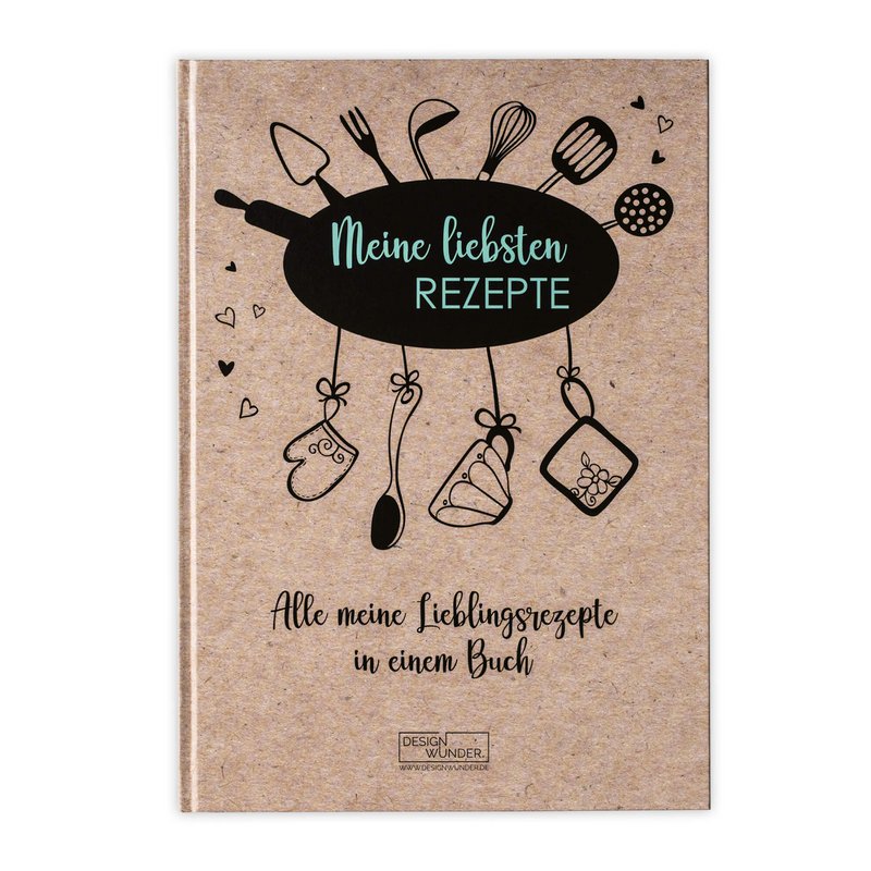 Rezeptbuch zum Selberschreiben A4