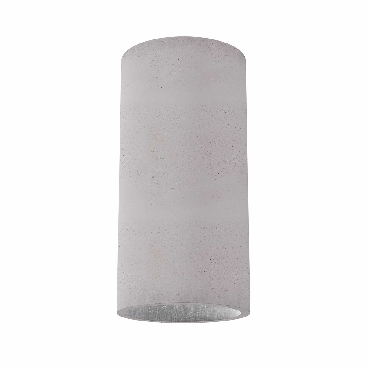 Lampa sufitowa "Donoma" betonowa jasna srebrna