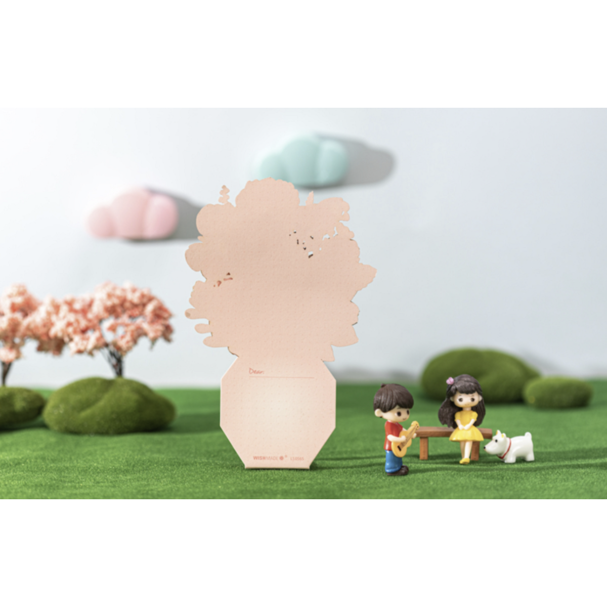 Pop-up Congratulation card vase with flowers for you