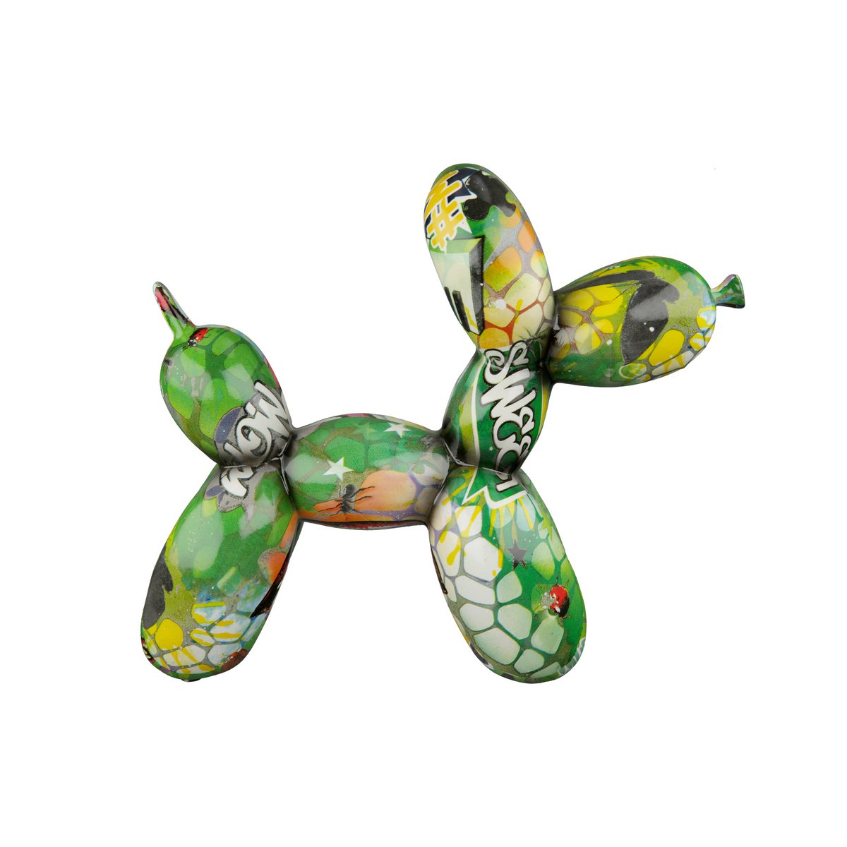 Poly ballon hond Street Art VE 2