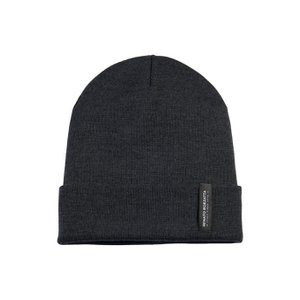 RB5005K | Unisex Cap in Tubular Stockinette Knit CIMONE Wool Blend Made in Italy. Anthracite colour. One size