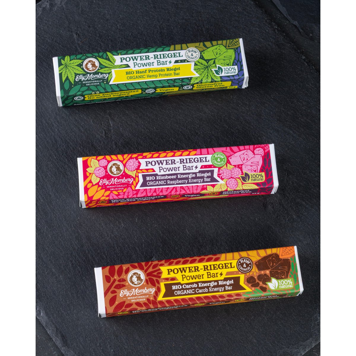 Energie Riegel mit Carob - 3er Set I 127 g