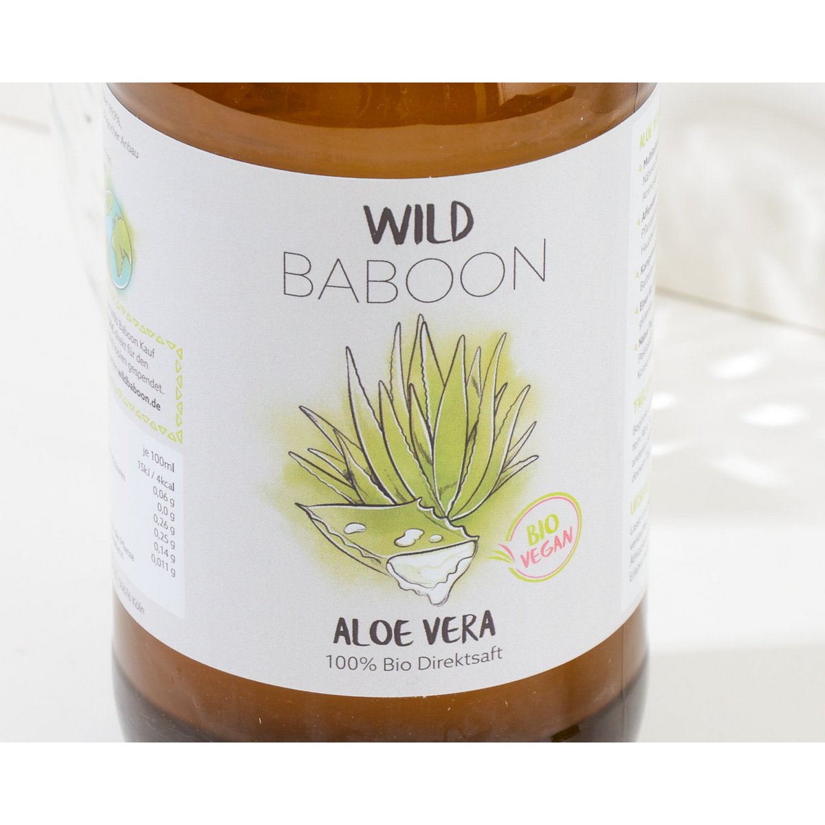 Organic aloe vera juice - pure plant power