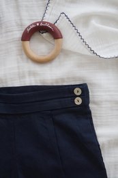 Bermuda elasticizzati - Blu navy