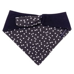 Black and white "rebel" reversible bandana