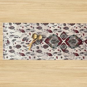 Runner - 45x140 cm - VALENTINE - Red/Green