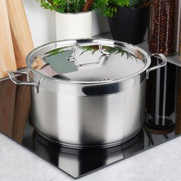 Acero para olla con tapa anett 26 cm, 8.2 l