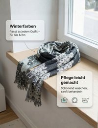 Sunsa dames sjaals, winter sjaalhals gemaakt van katoen en viscose, damesjaals voor herfst/winter, multifunctionele doek als een sjaal/sjaal of stal/schouderdoek