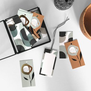 Retro Shapes - Gift tags - 100 pieces